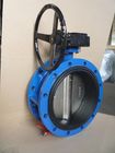 DN100 Butterfly Flange Valve   Vulcanized Seated Easy To Install