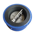 Double Disc Ductile Iron Check Valve Dual Plate JIS 10K Easy To Install
